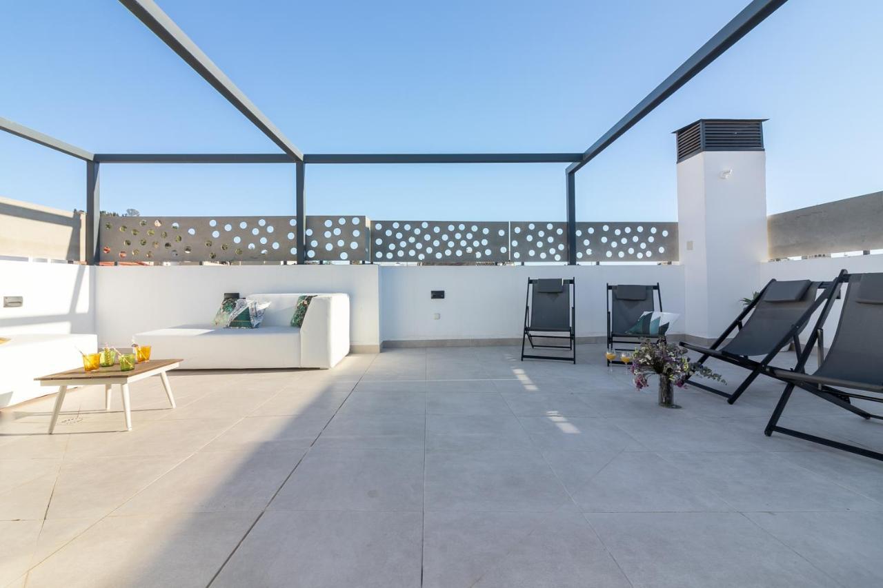 Malaga Center Flat Mariblanca 12 Sun & Terrace Boutique Apartment ภายนอก รูปภาพ