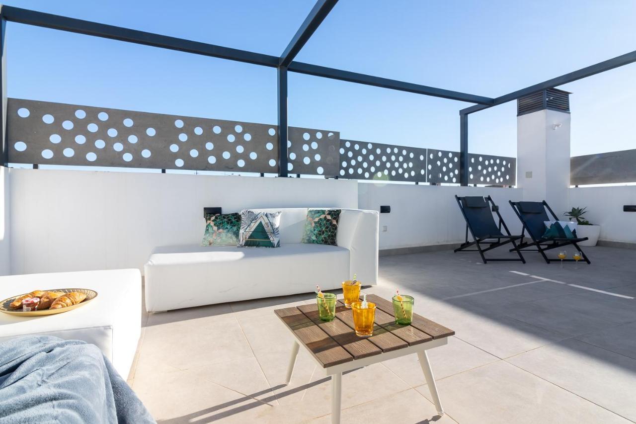 Malaga Center Flat Mariblanca 12 Sun & Terrace Boutique Apartment ภายนอก รูปภาพ