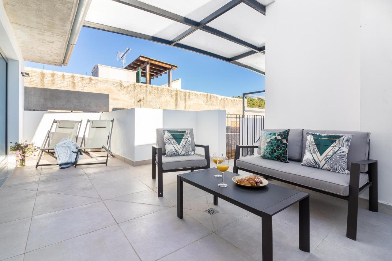 Malaga Center Flat Mariblanca 12 Sun & Terrace Boutique Apartment ภายนอก รูปภาพ